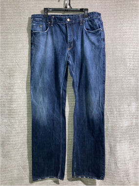 Robert Graham Denim Straight Leg Jeans Men’s 38x34 Classic Yates Distressed